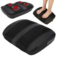 Masażer do stóp elektryczny shiatsu relax grzanie — Czarny
