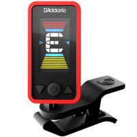 Tuner chromatyczny do każdej gitary D'Addario Eclipse PW-CT-17RD czerwony