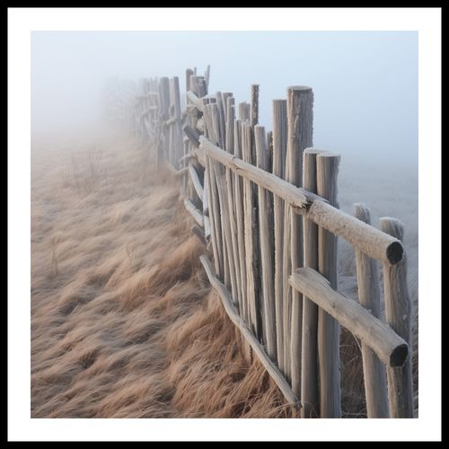 Plakat 50x50cm Mgła nad Wydmami na Arena.pl