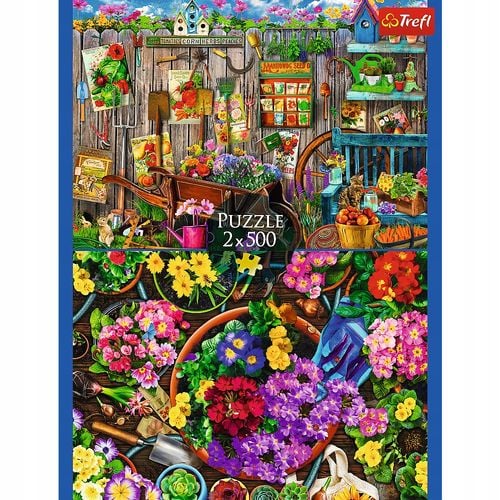 Puzzle 2X500 Prace W Ogrodzie 37529 na Arena.pl