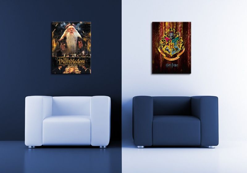 Harry Potter (Hogwarts Crest) - Obraz na płótnie 60x80 cm zdjęcie 3