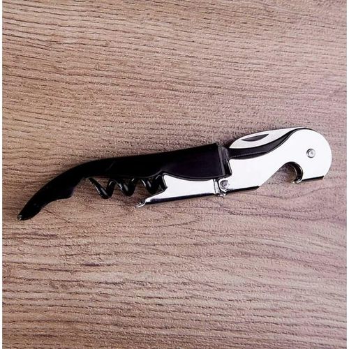 KORKOCIĄG 3 W 1 DO WINA STALOWY Z OTWIERACZEM DO BUTELEK OTWIERACZ I NOŻYK na Arena.pl