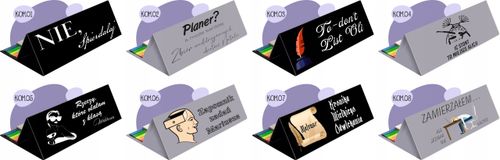 Zamiast robić notuje Kalendarz miesięczny 2026 Z TWOIM NAPISEM NADRUKIEM UV na Arena.pl