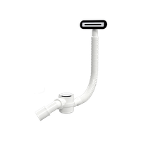 Flow syfon do wanny Heaven, biały połysk