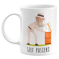KUBEK SZEF PASIEKI, PREZENT DLA PSZCZELARZA 330ML