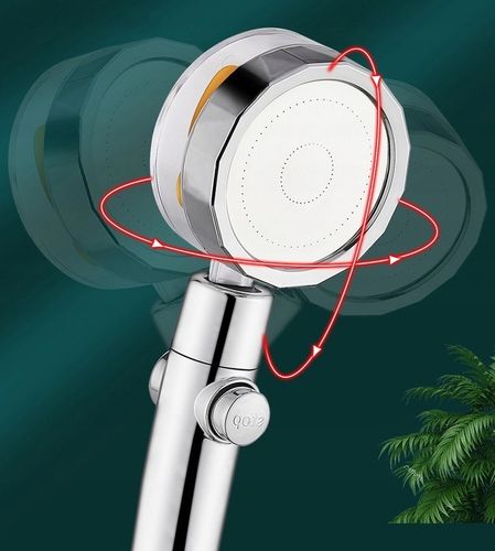 OSZCZĘDNA TURBO SŁUCHAWKA PRYSZNICOWA Z TURBINĄ WENTYLATOREM +WĄŻ+4xFILTR na Arena.pl