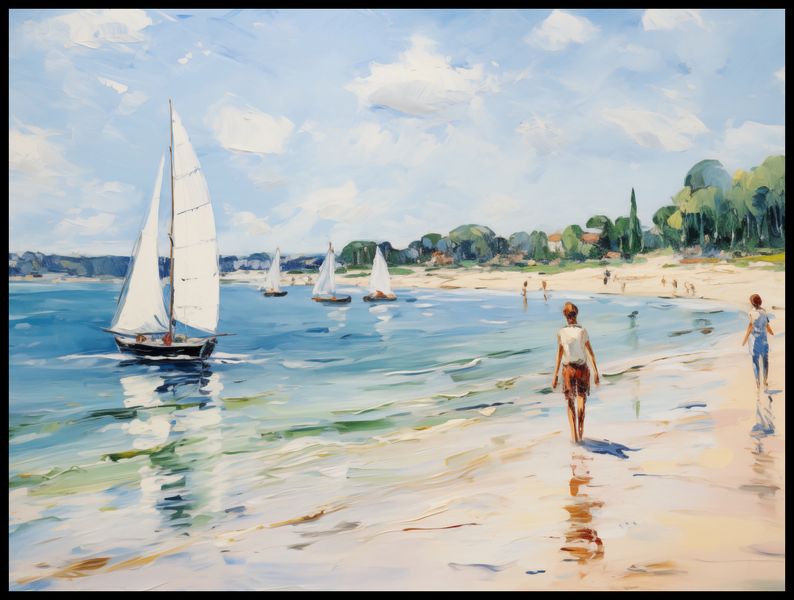 Plakat 100x75cm Życie na Brzegu zdjęcie 2
