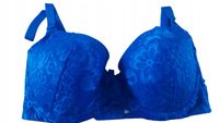 Biustonosz usztywniany VALEGE LINGERIE niebieski w rozmiarze 75D