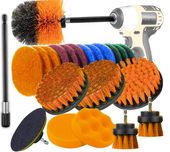 SZCZOTKI SPRZĄTAJĄCE NA WIERTARKĘ WKRĘTARKĘ CZYSZCZĄCE ZESTAW PADY 22