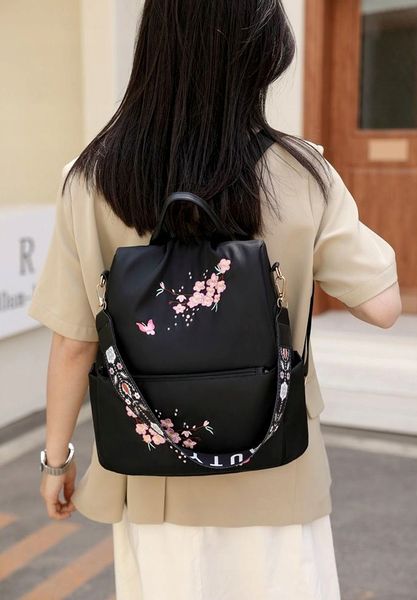 Plecak Czarny Pojemny 2W1 Torebka Wodoodporny zdjęcie 12