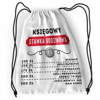 Plecak Sportowy Szkolny Dla Księgowego Worek Torba Z Nadrukiem Ze Zdjęciem