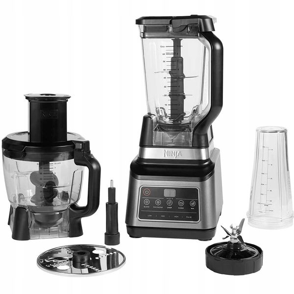 Robot kuchenny 3w1 MIKSER krojenie Ninja misa 1.8L BLENDER 2 litry 1200 W zdjęcie 4