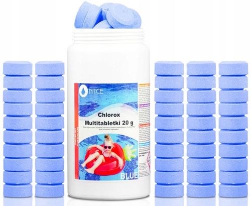 CHLOR DO BASENU TABLETKI MULTIFUNKCYJNE 20G BLUE na Arena.pl
