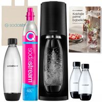 Saturator do gazowania wody SodaStream Terra 2x0,5l + 1l cylinder książka
