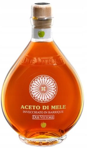 Włoski ocet jabłkowy DUE VITTORIE NIEFILTROWANY naturalnie słodki 500ml na Arena.pl