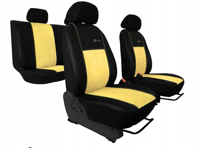VW PASSAT B5 B6 GOLF AUDI A3 A4 pokrowce ALKANTARA zdjęcie 7