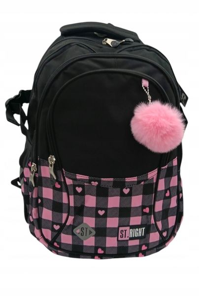 Plecak 4 komorowy BP1 Pink Checkered zdjęcie 2