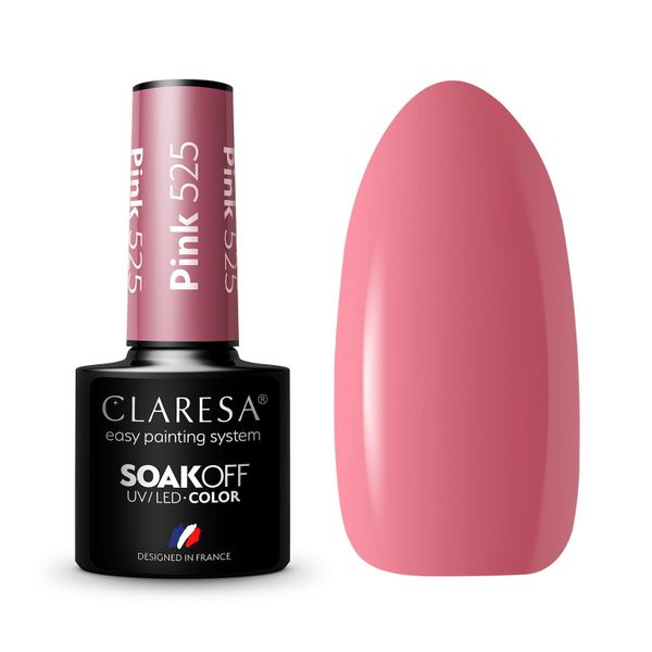 CLARESA Lakier hybrydowy PINK 525 - 5g zdjęcie 1
