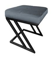 Pufa ZETA LOFT ławka taboret podnóżek metal BL14