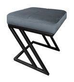 Pufa ZETA LOFT ławka taboret podnóżek metal BL14