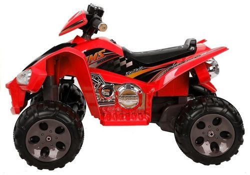 Quad na Akumulator Duże Koła Czerwony na Arena.pl