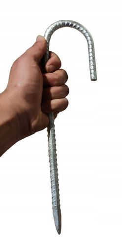 OGROMNE STALOWE KOTWY SZPILKI Paliki gruntowe DO NAMIOTÓW TRAMPOLINY 376 na Arena.pl