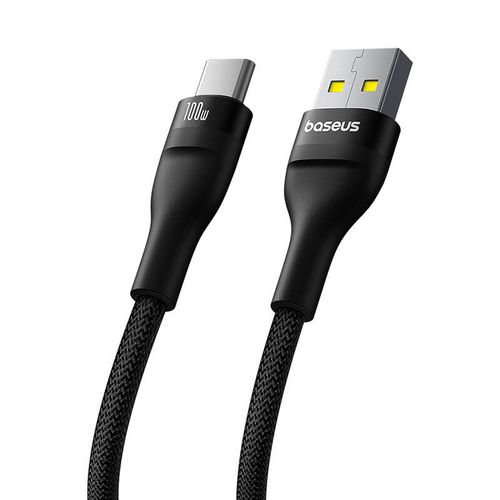 kabel usb do usb-c baseus flash 2 100w, 2m (czarny) na Arena.pl