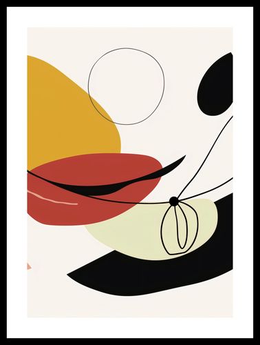 Plakat 64x90cm Geometryczna Krzywizna na Arena.pl
