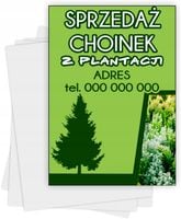 Ulotki A5 reklamowe firmowe 5000 szt dużo wzorów SPRZEDAŻ CHOINEK