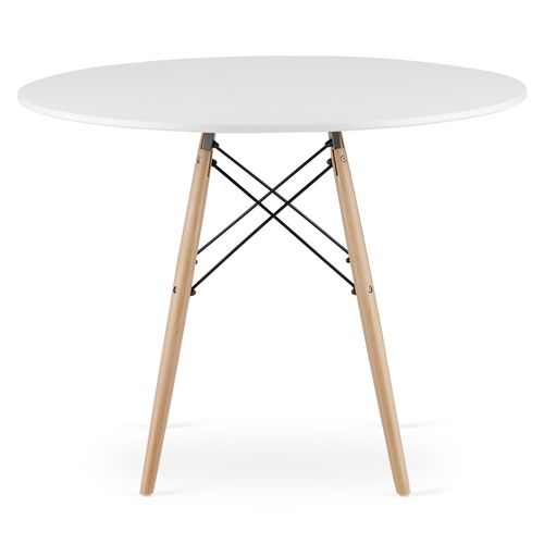 Stół TODI Okrągły 100cm - biały na Arena.pl