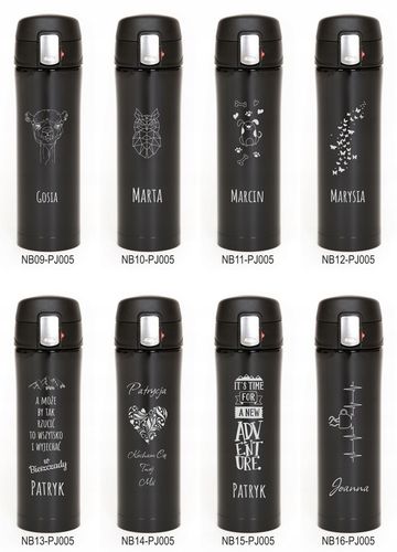 Kubek termiczny z imieniem własnym GRAWER imienia DŁUGO TRZYMA TEMPERATURĘ na Arena.pl