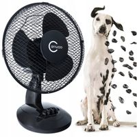 WENTYLATOR BIURKOWY Stołowy OSCYLACJA KOMPAKTOWY Stojący CICHY Carruzzo