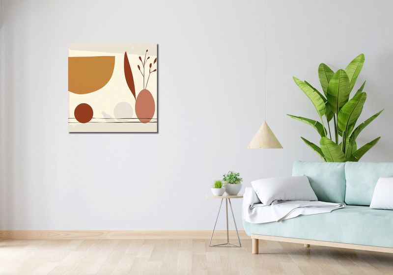 Obraz 70x70cm Łodygi Wizji zdjęcie 2