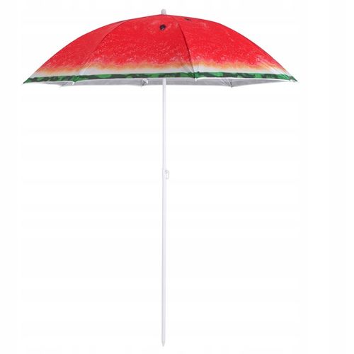 Parasol ogrodowy plażowy regulowany 150cm łamany arbuz na Arena.pl