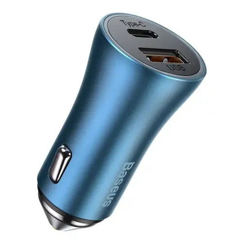 ładowarka samochodowa baseus golden contactor pro, usb + usb-c na Arena.pl