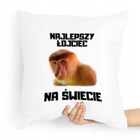 Poduszka Prezent Dla Taty Ojca Najlepszy Łojciec Z Nadrukiem Ze Zdjęciem