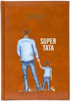 Kalendarz A5 2026 tygodniowy KSIĄŻKOWY PLANER Z NADRUKIEM DLA TATY PREZENT