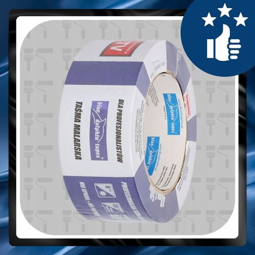 Taśma Malarska Niebieska Blue Dolphin Łatwe Usuwanie 38mm x 50m 2+1 GRATIS na Arena.pl