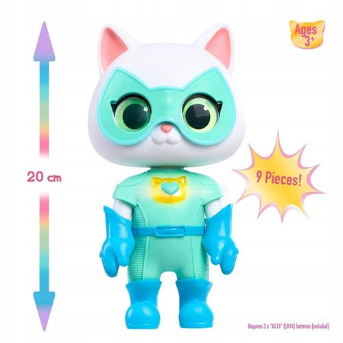 DISNEY JUNIOR SUPERKOTY SUPER KITTIES INTERAKTYWNA FIGURKA BITSY/KIZIA 20CM na Arena.pl