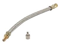 Przedłużka do pompowania koła - bliźniaka, 250 mm, metalowy oplot