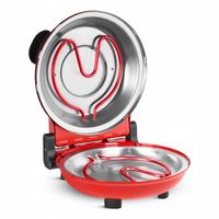 Piec do pizzy Teesa Supreme+ okienko 2 łopatki 405°C kamień 1200W