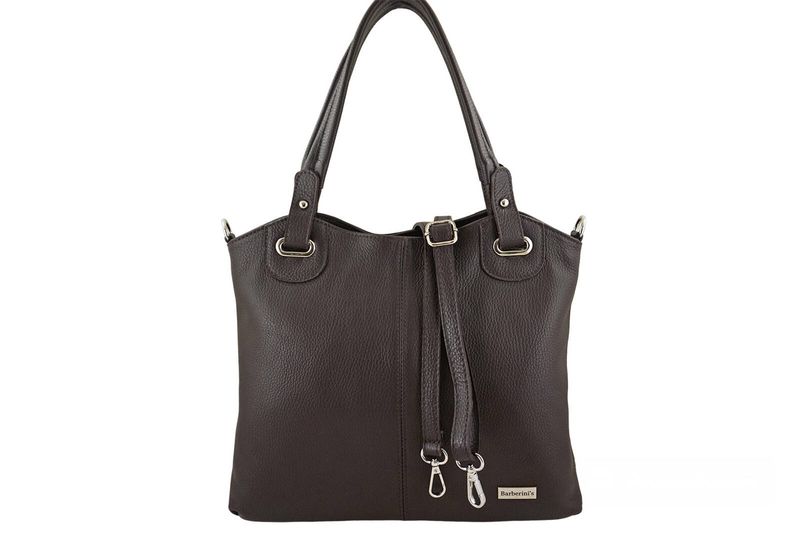 Codzienna duża torebka damska - Brązowa ciemna zdjęcie 2