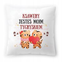 Poduszka Dla Ksawerego Na Urodziny Ze Zdjęciem Na Prezent Biała 40X40 Cm