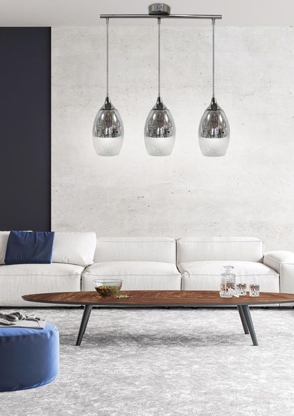 Celia zwis 3x60W E27 srebrny zdjęcie 3