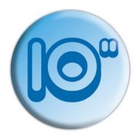 10 INCH - przypinka Średnica 2,5 cm