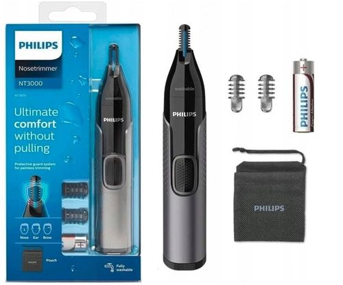 TRYMER DO NOSA BRWI USZU MASZYNKA PHILIPS GOLARKA + ETUI GRATIS na Arena.pl