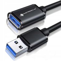 2X Kabel przewód przedłużający przedłużacz USB A 3.0 5Gb/s męski do żeński