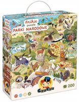 CzuCzu Dzikie Puzzle Parki Narodowe 200 elementów 6+ 92498