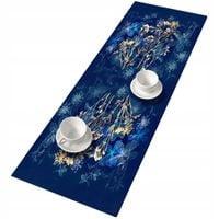 Dekoracyjny bieżnik na stół 115x40cm sprasowany filc Bertoni wzór Midnight