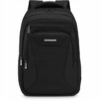 Sportowy duży plecak męski czarny szkolny z miejscem na laptopa 16” ZAGATTO